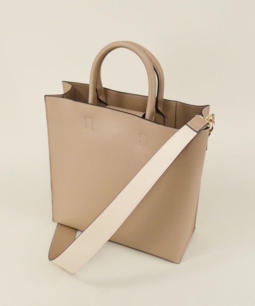 【セール】【A4サイズ収納可】 ソフトスクエアトートバッグ / 再入荷（トートバッグ）｜styiro（スタイロ）