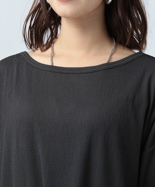 BAYFLOW(ベイフロー)の「LOOSE ロンT(Tシャツ/カットソー・レディース・オフホワイト/チャコール/オレンジ・FREE)」の15枚目の写真