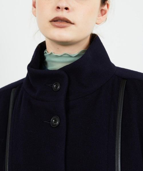 FRAPBOIS（フラボア）の「エクセレコート（その他アウター・レディース・ネイビー/モカ・0/1）」の6枚目の写真