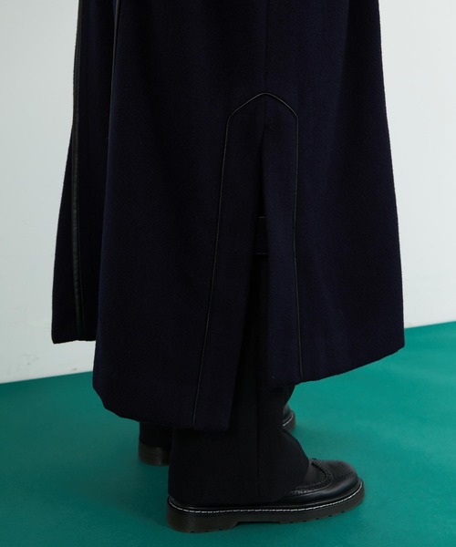 FRAPBOIS（フラボア）の「エクセレコート（その他アウター・レディース・ネイビー/モカ・0/1）」の12枚目の写真