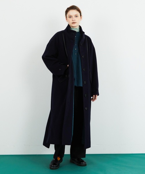 FRAPBOIS（フラボア）の「エクセレコート（その他アウター・レディース・ネイビー/モカ・0/1）」の14枚目の写真