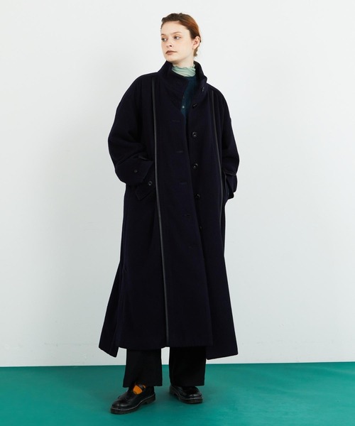 FRAPBOIS（フラボア）の「エクセレコート（その他アウター・レディース・ネイビー/モカ・0/1）」の15枚目の写真