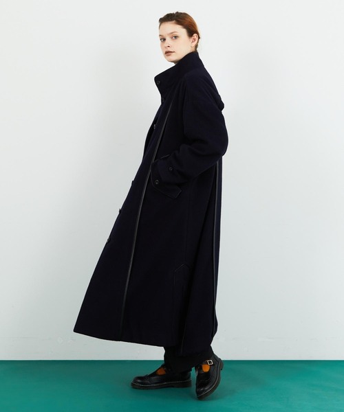 FRAPBOIS（フラボア）の「エクセレコート（その他アウター・レディース・ネイビー/モカ・0/1）」の17枚目の写真