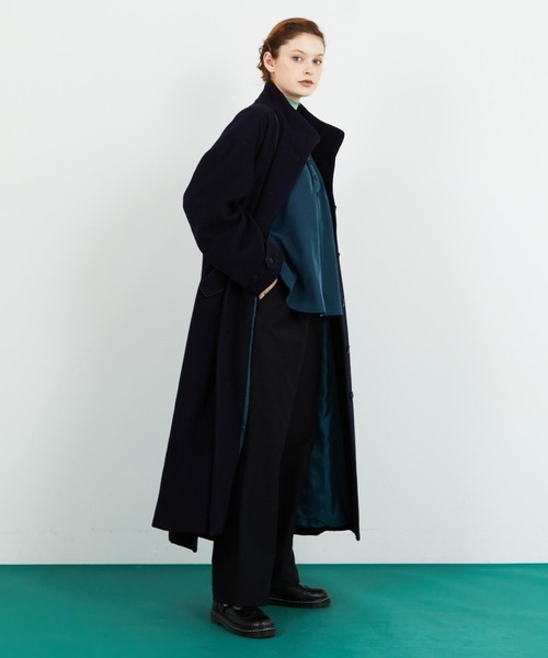 FRAPBOIS（フラボア）の「エクセレコート（その他アウター・レディース・ネイビー/モカ・0/1）」の19枚目の写真