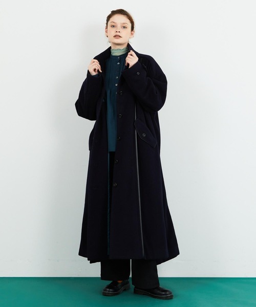 FRAPBOIS（フラボア）の「エクセレコート（その他アウター・レディース・ネイビー/モカ・0/1）」の21枚目の写真