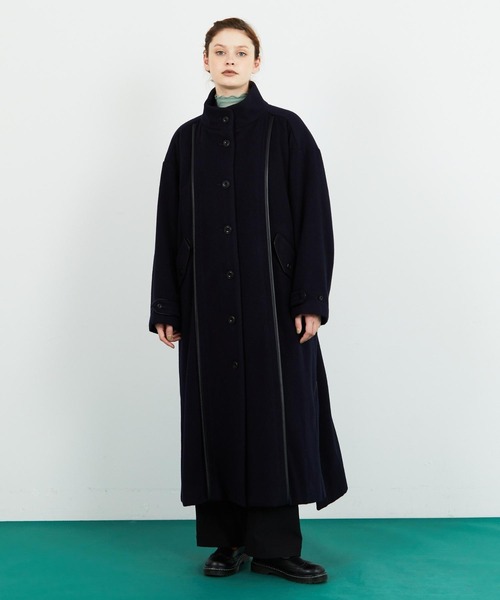 FRAPBOIS（フラボア）の「エクセレコート（その他アウター・レディース・ネイビー/モカ・0/1）」の22枚目の写真