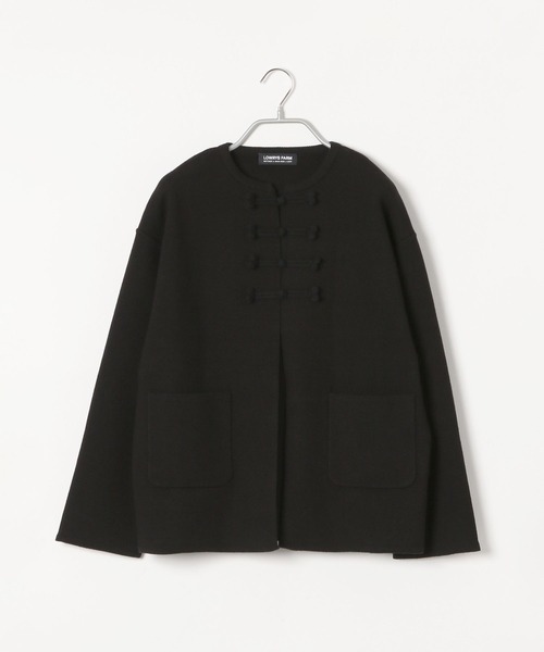 LOWRYS FARM(ローリーズファーム)の「ニットチャイナカーデ 357637(カーディガン/ボレロ・キッズ・ブラック/カーキ・150cm/160cm)」の13枚目の写真