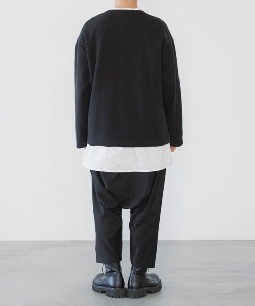 LOWRYS FARM(ローリーズファーム)の「ニットチャイナカーデ 357637(カーディガン/ボレロ・キッズ・ブラック/カーキ・150cm/160cm)」の12枚目の写真