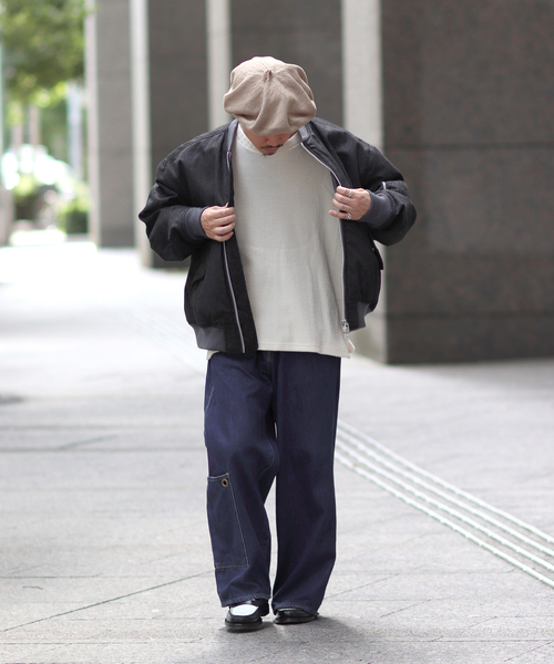 Name.(ネーム)の「【Name.×JOINT WORKS】 WOOL MA-1(MA-1・メンズ・ブラック・2/3)」の8枚目の写真