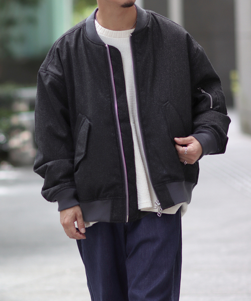 Name.(ネーム)の「【Name.×JOINT WORKS】 WOOL MA-1(MA-1・メンズ・ブラック・2/3)」の17枚目の写真