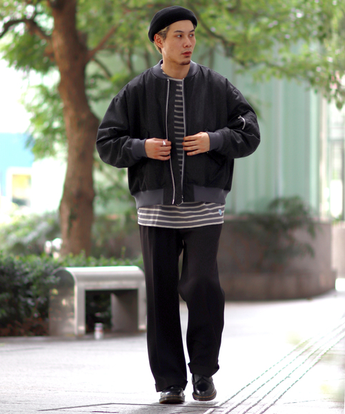 Name.(ネーム)の「【Name.×JOINT WORKS】 WOOL MA-1(MA-1・メンズ・ブラック・2/3)」の3枚目の写真