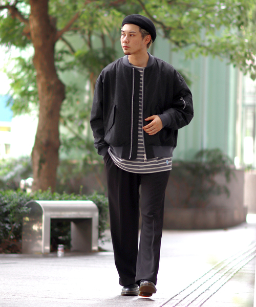 Name.(ネーム)の「【Name.×JOINT WORKS】 WOOL MA-1(MA-1・メンズ・ブラック・2/3)」の9枚目の写真