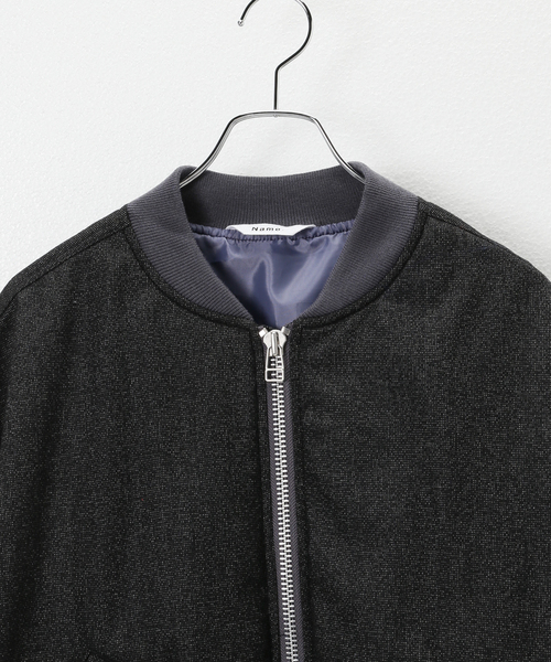 Name.(ネーム)の「【Name.×JOINT WORKS】 WOOL MA-1(MA-1・メンズ・ブラック・2/3)」の18枚目の写真
