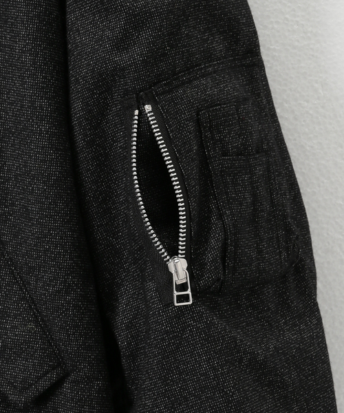 Name.(ネーム)の「【Name.×JOINT WORKS】 WOOL MA-1(MA-1・メンズ・ブラック・2/3)」の10枚目の写真
