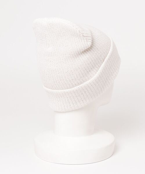 NIKE（ナイキ）の「NIKE U NSW BEANIE UTILITY SWOOSH / ナイキ NSW ユーティリティ スウッシュ ビーニー 【SP】（ニットキャップ/ビーニー・メンズ・ホワイト・ONE SIZE）」の2枚目の写真