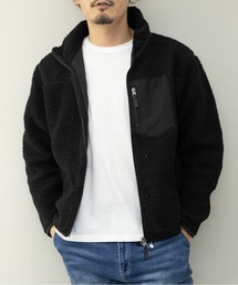 裏メッシュシープボアレトロジャケット