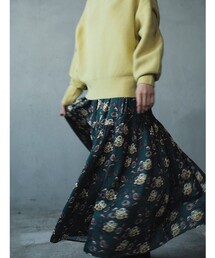 OPAQUE.CLIP | ◆【大草直子さんコラボ】花柄プリントスカート(スカート)