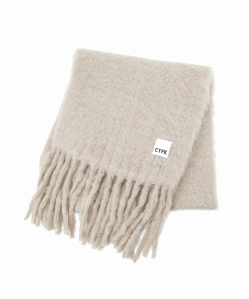 CONTROL FREAK(コントロールフリーク)の「CONTROL FREAK(コントロールフリーク)シャギーマフラー(マフラー・レディース・グレー/グリーン/オレンジ・FREE)」の2枚目の写真