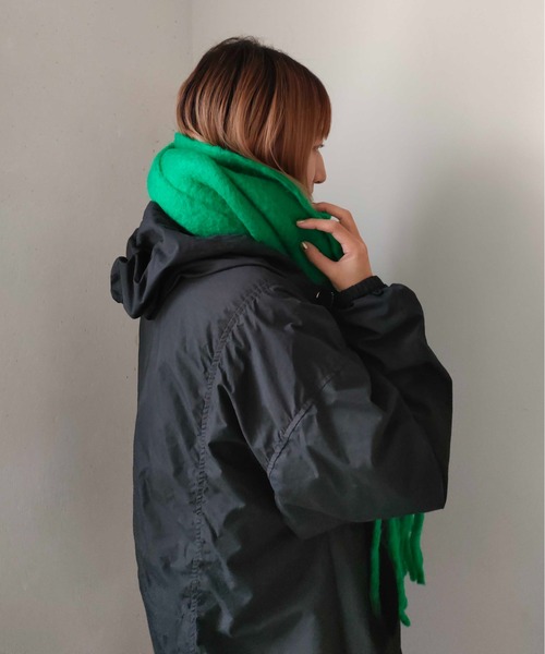 CONTROL FREAK(コントロールフリーク)の「CONTROL FREAK(コントロールフリーク)シャギーマフラー(マフラー・レディース・グレー/グリーン/オレンジ・FREE)」の17枚目の写真