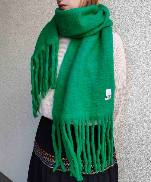CONTROL FREAK(コントロールフリーク)の「CONTROL FREAK(コントロールフリーク)シャギーマフラー(マフラー・レディース・グレー/グリーン/オレンジ・FREE)」の21枚目の写真