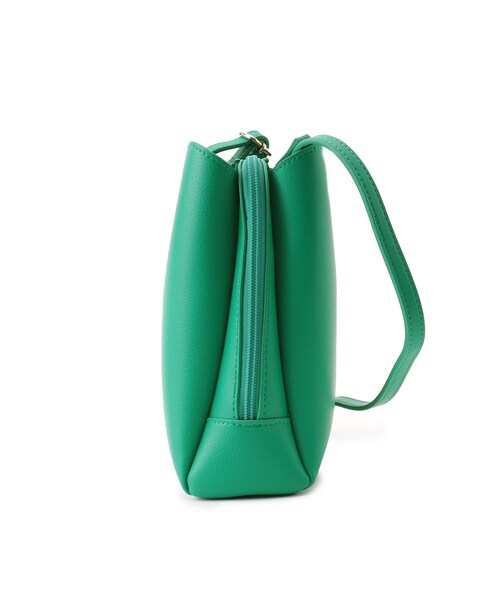 SHOO・LA・RUE（シューラルー）の「◆【軽量】ふわっと軽い3層ショルダーバッグ（ショルダーバッグ・レディース・シルバー/ダークグリーン/グレー/ブラック/ピンク系/サンドベージュ・00）」の8枚目の写真