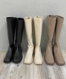 スムースロングブーツ