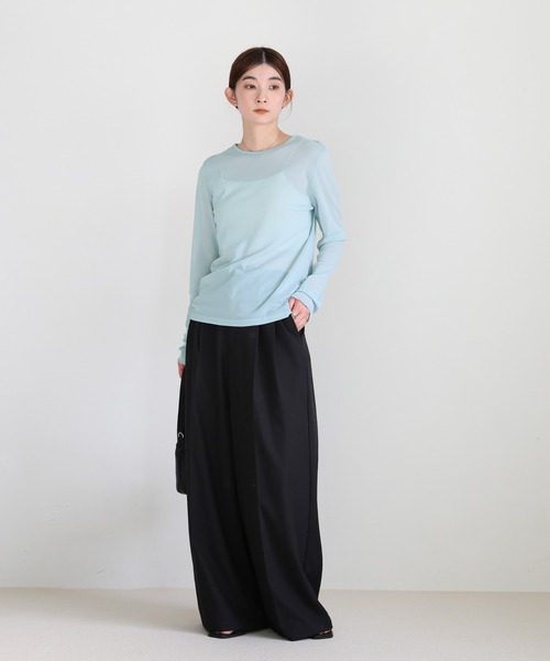 セール】【6色展開】クルーネックシアープルオーバー（Tシャツ