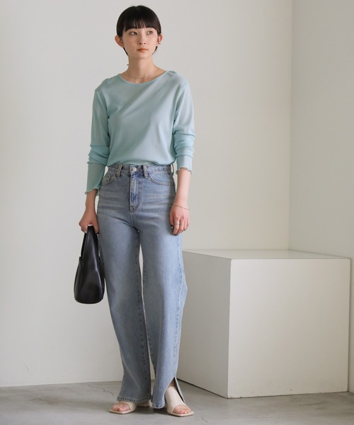 SHAKA クルーネック プルオーバー TICCA(ティッカ)｜ヤククルーネックプルオーバー/ライトブルー の通販