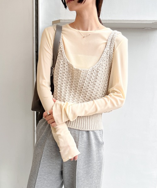 6色展開】クルーネックシアープルオーバー（Tシャツ/カットソー