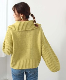 toucher du brise | ゆるっと ハーフジップ ニット(ニット/セーター)