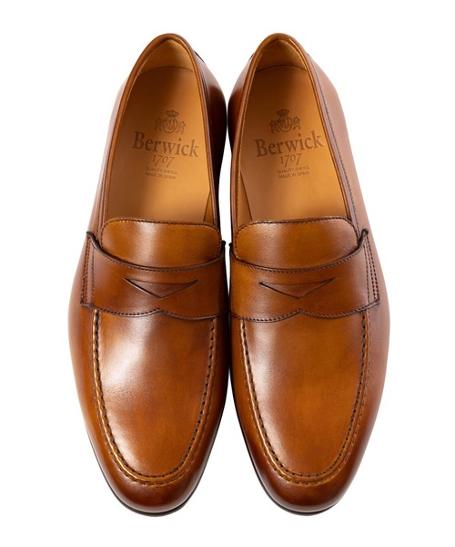 Berwick バーウィック ローファー 5123 ゴム×レザー ソール
