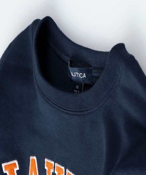 NAUTICA（ノーティカ）の「【NAUTICA/ノーティカ】アップリケロゴマーメイド裏毛ワンピース（ワンピース・キッズ・ネイビー/杢グレー・150/120/140/130）」の5枚目の写真