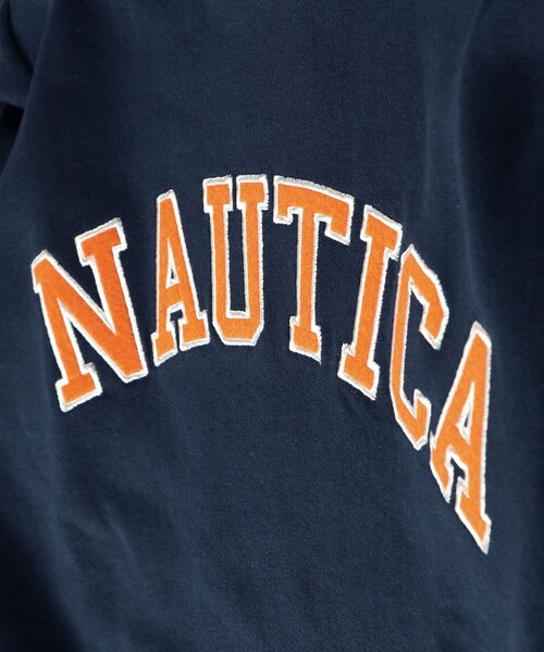 NAUTICA（ノーティカ）の「【NAUTICA/ノーティカ】アップリケロゴマーメイド裏毛ワンピース（ワンピース・キッズ・ネイビー/杢グレー・150/120/140/130）」の6枚目の写真