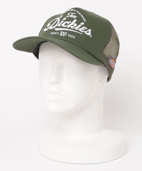 Dickies(ディッキーズ)の「【DICKIES/ディッキーズ】DK CLASSIC LOGO MESH CAP クラシック ロゴ メッシュキャップ(キャップ・レディース・ホワイト/カーキ/ブラック・FREE)」の2枚目の写真