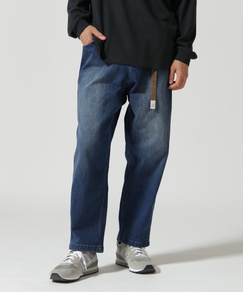 Gramicci(グラミチ)の「GRAMICCI/グラミチ 別注ワイドテーパードデニムパンツ WIDE TAPERED DENIM PANTS(その他パンツ・メンズ・ワンウォッシュ/ブルー系その他4・S/L/M/XL)」の2枚目の写真