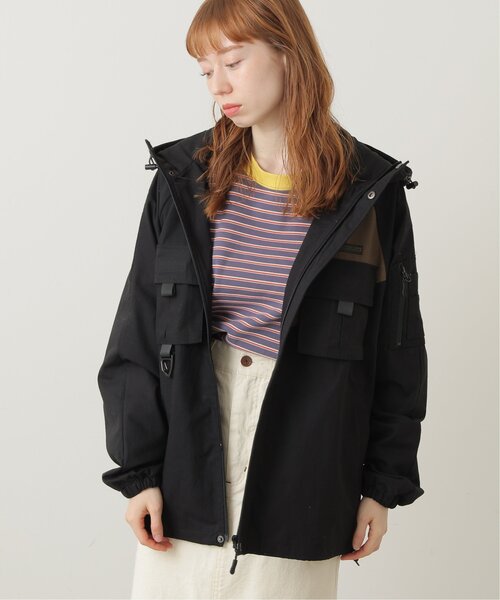 DOUBLE NAME（ダブルネーム）の「WILDERNESS EXPERIENCE ミリタリーマウンテンパーカー（ミリタリージャケット・レディース・カーキ/ブラック・FREE）」の3枚目の写真