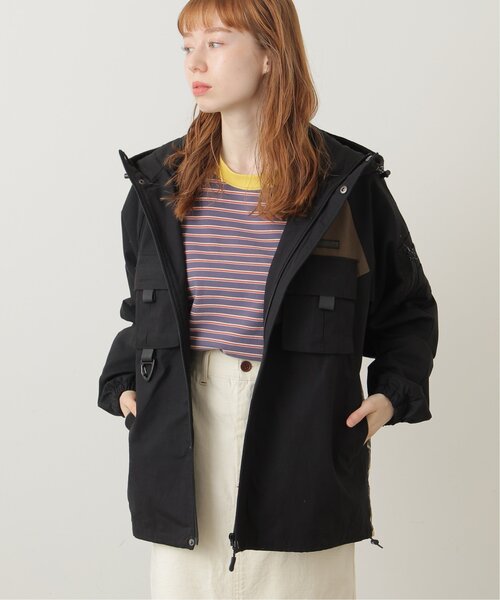 DOUBLE NAME（ダブルネーム）の「WILDERNESS EXPERIENCE ミリタリーマウンテンパーカー（ミリタリージャケット・レディース・カーキ/ブラック・FREE）」の4枚目の写真