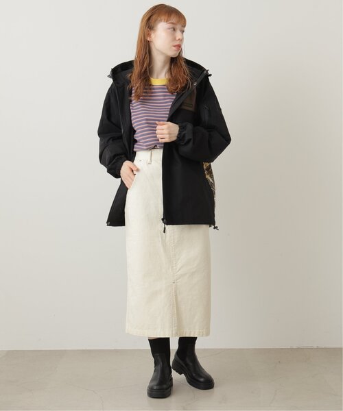 DOUBLE NAME（ダブルネーム）の「WILDERNESS EXPERIENCE ミリタリーマウンテンパーカー（ミリタリージャケット・レディース・カーキ/ブラック・FREE）」の5枚目の写真