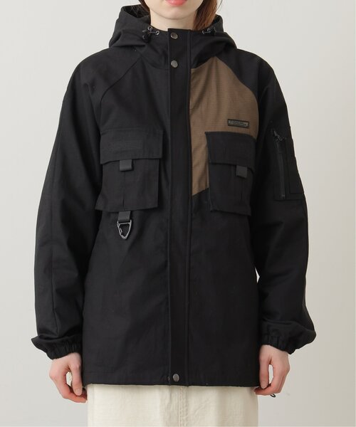 DOUBLE NAME（ダブルネーム）の「WILDERNESS EXPERIENCE ミリタリーマウンテンパーカー（ミリタリージャケット・レディース・カーキ/ブラック・FREE）」の8枚目の写真