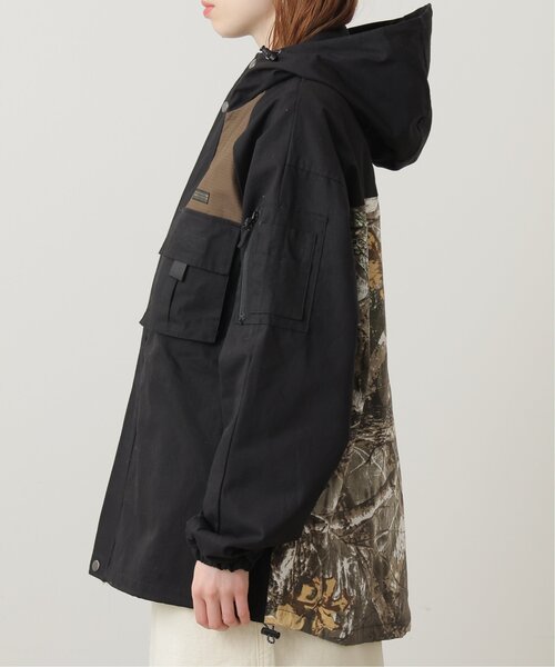 DOUBLE NAME（ダブルネーム）の「WILDERNESS EXPERIENCE ミリタリーマウンテンパーカー（ミリタリージャケット・レディース・カーキ/ブラック・FREE）」の9枚目の写真