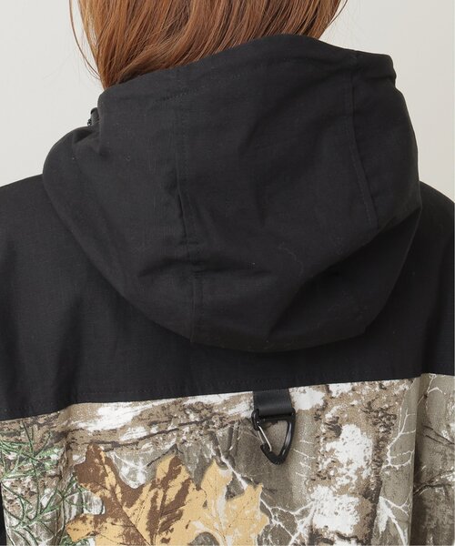 DOUBLE NAME（ダブルネーム）の「WILDERNESS EXPERIENCE ミリタリーマウンテンパーカー（ミリタリージャケット・レディース・カーキ/ブラック・FREE）」の11枚目の写真