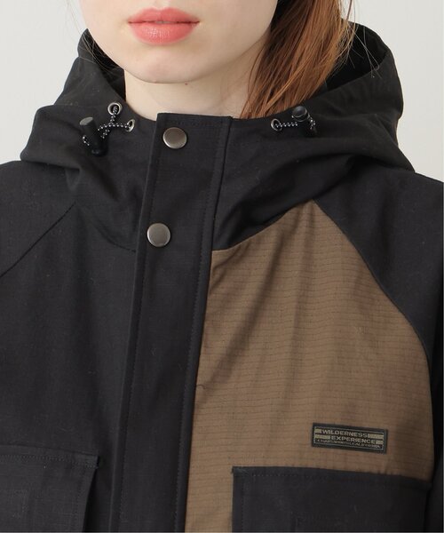 DOUBLE NAME（ダブルネーム）の「WILDERNESS EXPERIENCE ミリタリーマウンテンパーカー（ミリタリージャケット・レディース・カーキ/ブラック・FREE）」の14枚目の写真