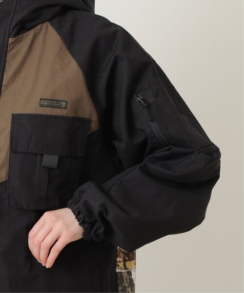 DOUBLE NAME（ダブルネーム）の「WILDERNESS EXPERIENCE ミリタリーマウンテンパーカー（ミリタリージャケット・レディース・カーキ/ブラック・FREE）」の16枚目の写真