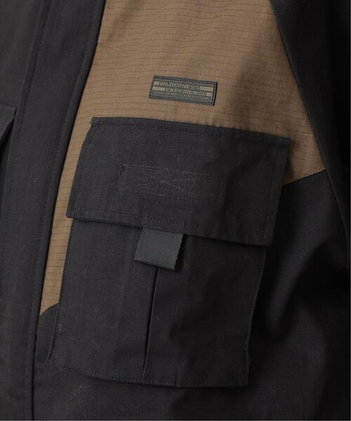 DOUBLE NAME（ダブルネーム）の「WILDERNESS EXPERIENCE ミリタリーマウンテンパーカー（ミリタリージャケット・レディース・カーキ/ブラック・FREE）」の19枚目の写真