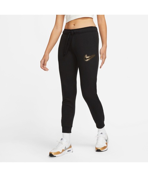 NIKE（ナイキ）の「ナイキ NIKE ナイキ NSW STRDST フリース GX ジョガー パンツ（スウェットパンツ・レディース・ブラック/ピンク・M/L）」の2枚目の写真