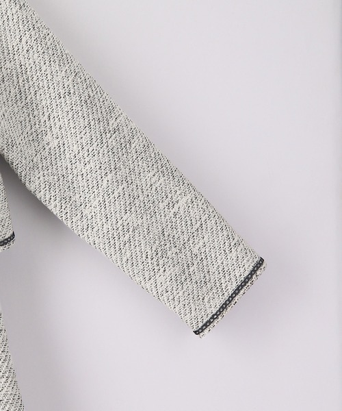 ROPE' PICNIC（ロペピクニック）の「【KIDS】ファンシーツイードボレロ＆ワンピース（ワンピース・キッズ・サックスブルー/ホワイト系その他・110/120/130）」の3枚目の写真