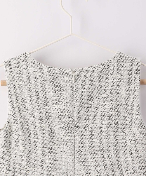 ROPE' PICNIC（ロペピクニック）の「【KIDS】ファンシーツイードボレロ＆ワンピース（ワンピース・キッズ・サックスブルー/ホワイト系その他・110/120/130）」の11枚目の写真