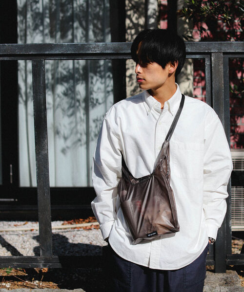 bpr BEAMS（ビーピーアール ビームス ）の「bPr BEAMS / CORDURA(R)シルナイロン ショッパーバッグ（エコバッグ/サブバッグ・メンズ・グレイッシュベージュ/グレー/ブルー/オレンジ/ラベンダー/ピンク/グリーン/イエロー・ONE SIZE）」の10枚目の写真