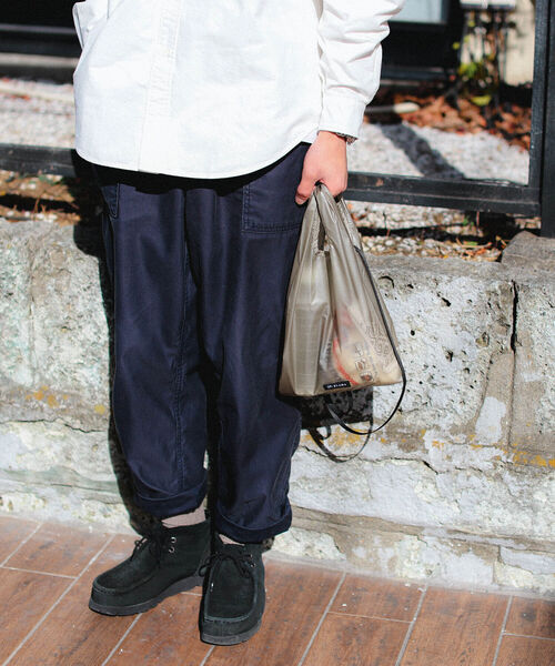 bpr BEAMS（ビーピーアール ビームス ）の「bPr BEAMS / CORDURA(R)シルナイロン ショッパーバッグ（エコバッグ/サブバッグ・メンズ・グレイッシュベージュ/グレー/ブルー/オレンジ/ラベンダー/ピンク/グリーン/イエロー・ONE SIZE）」の11枚目の写真