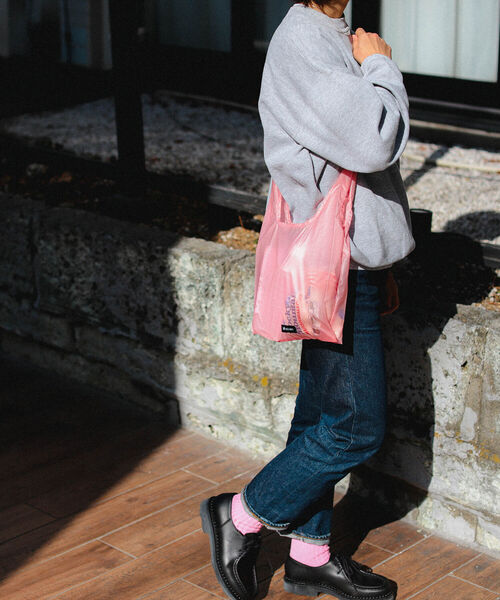 bpr BEAMS（ビーピーアール ビームス ）の「bPr BEAMS / CORDURA(R)シルナイロン ショッパーバッグ（エコバッグ/サブバッグ・メンズ・グレイッシュベージュ/グレー/ブルー/オレンジ/ラベンダー/ピンク/グリーン/イエロー・ONE SIZE）」の13枚目の写真